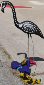 Skeleton Flamingo